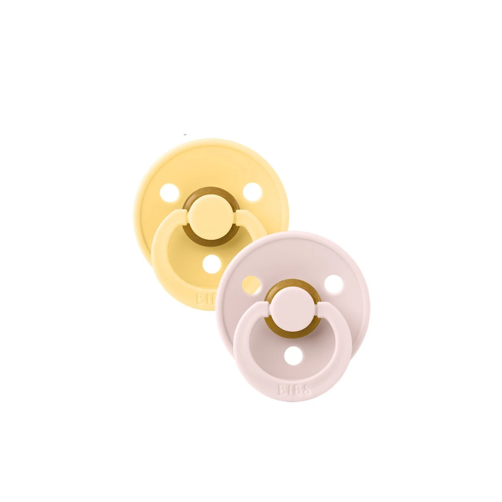 BIBS Studio Colour Latex Pacifier Twin Pack (0+M)