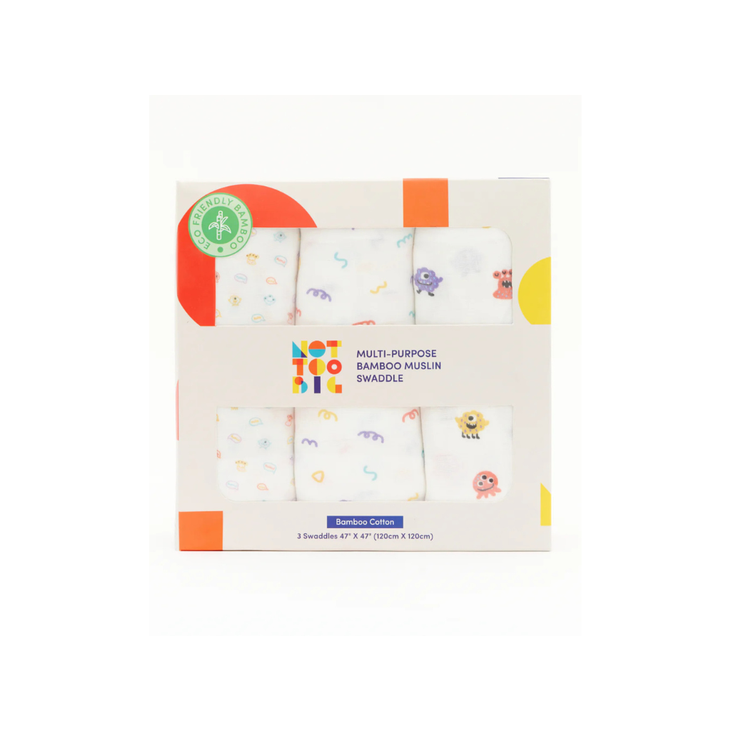 Not Too Big Bamboo Swaddles (3 Pack)