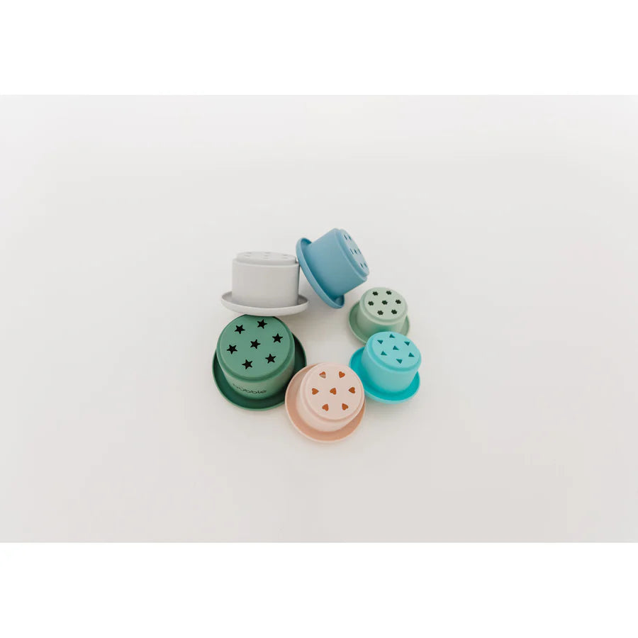Bubble Silicone Stacking Cups