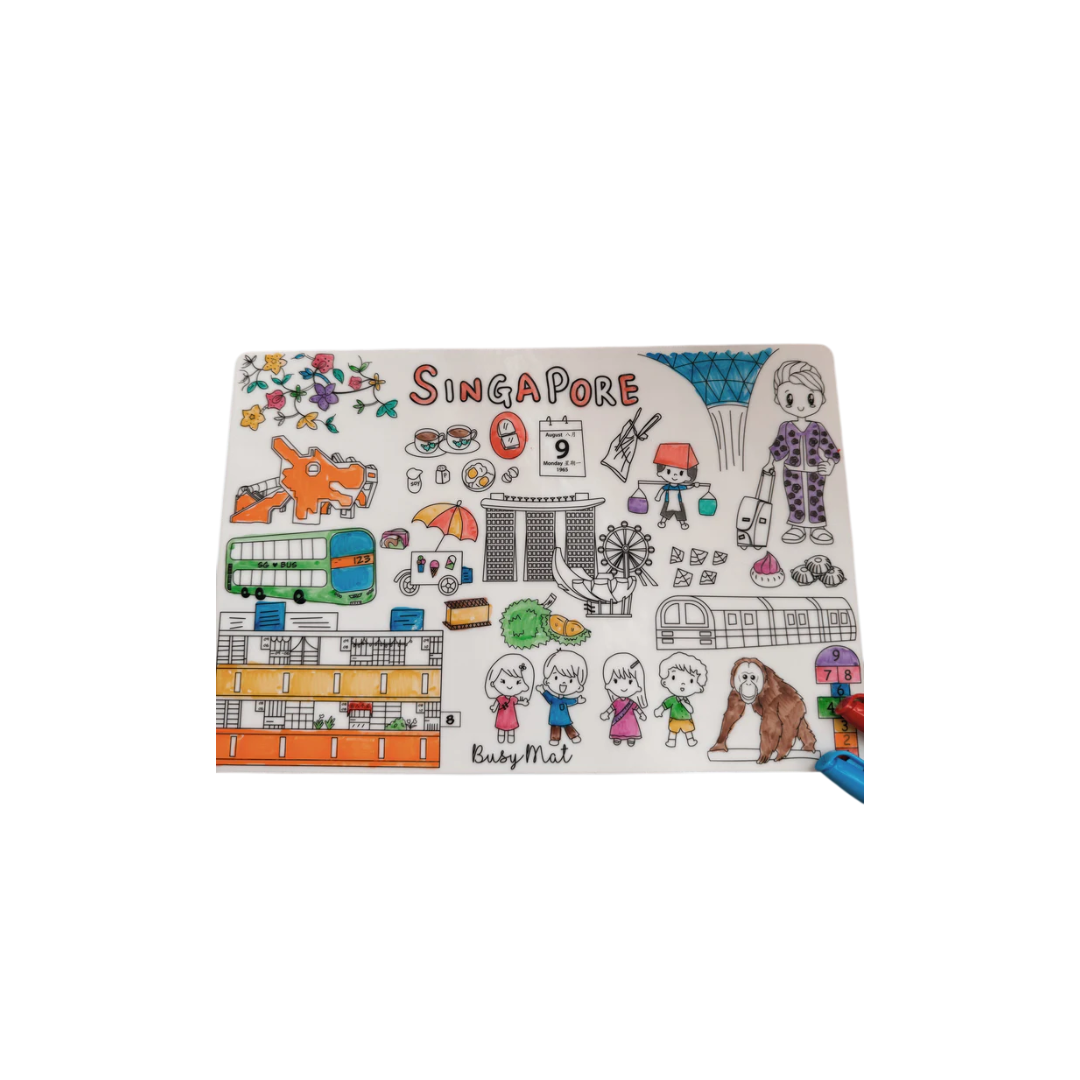 Busymat Midi Mat (Little Red Dot)