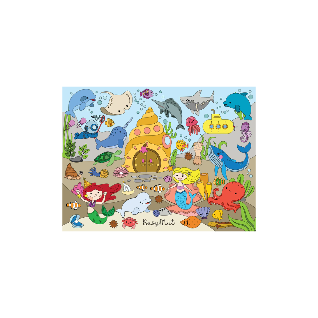 Busymat Premium Series (Under the Sea Mermaid Lagoon)