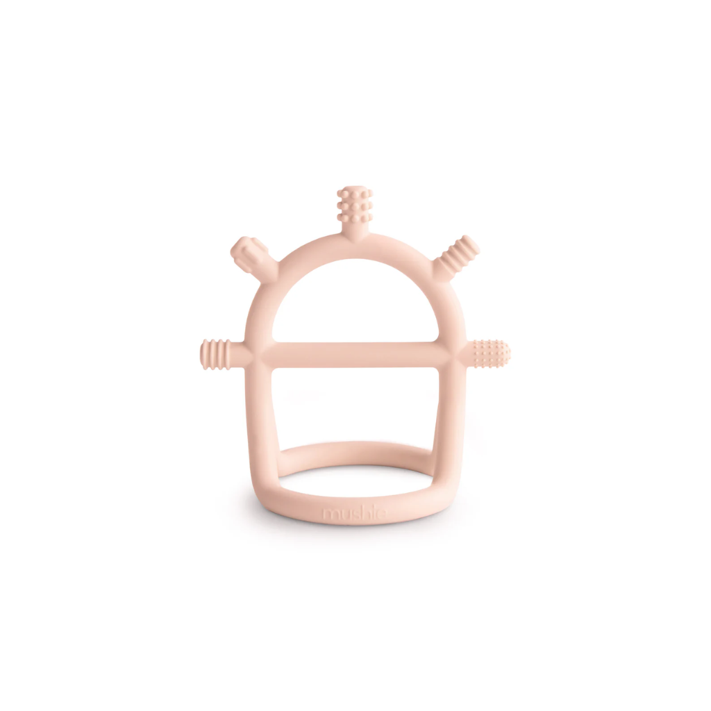 Mushie No-Drop Sensory Teether