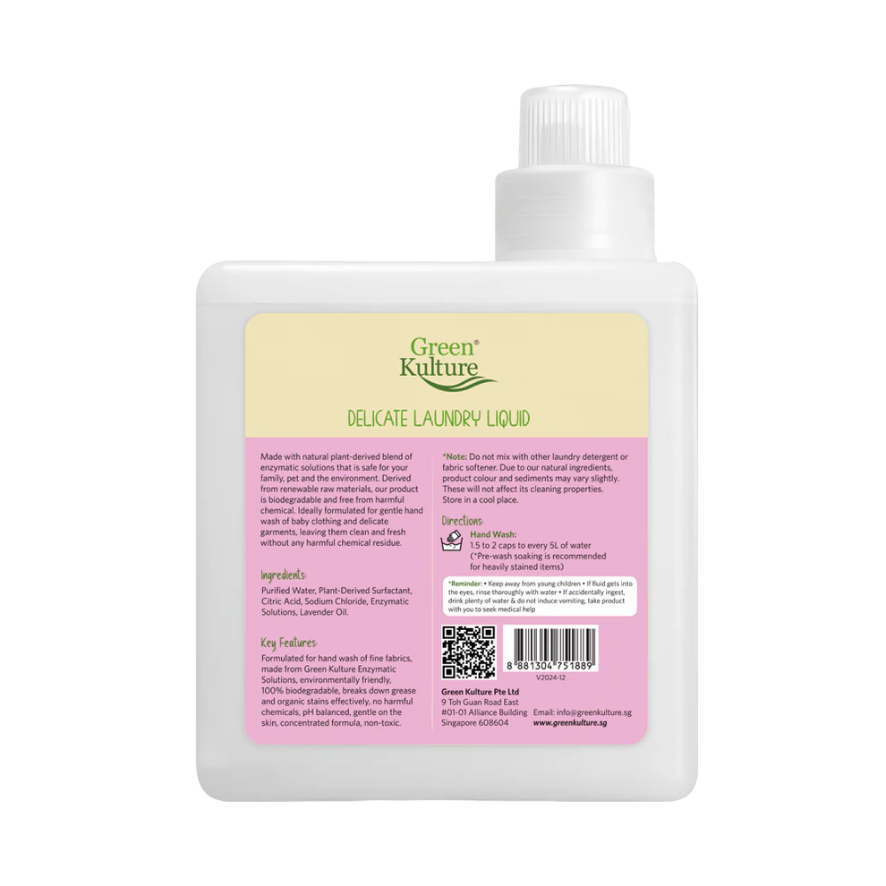 Green Kulture Delicate Laundry Liquid (800ml)