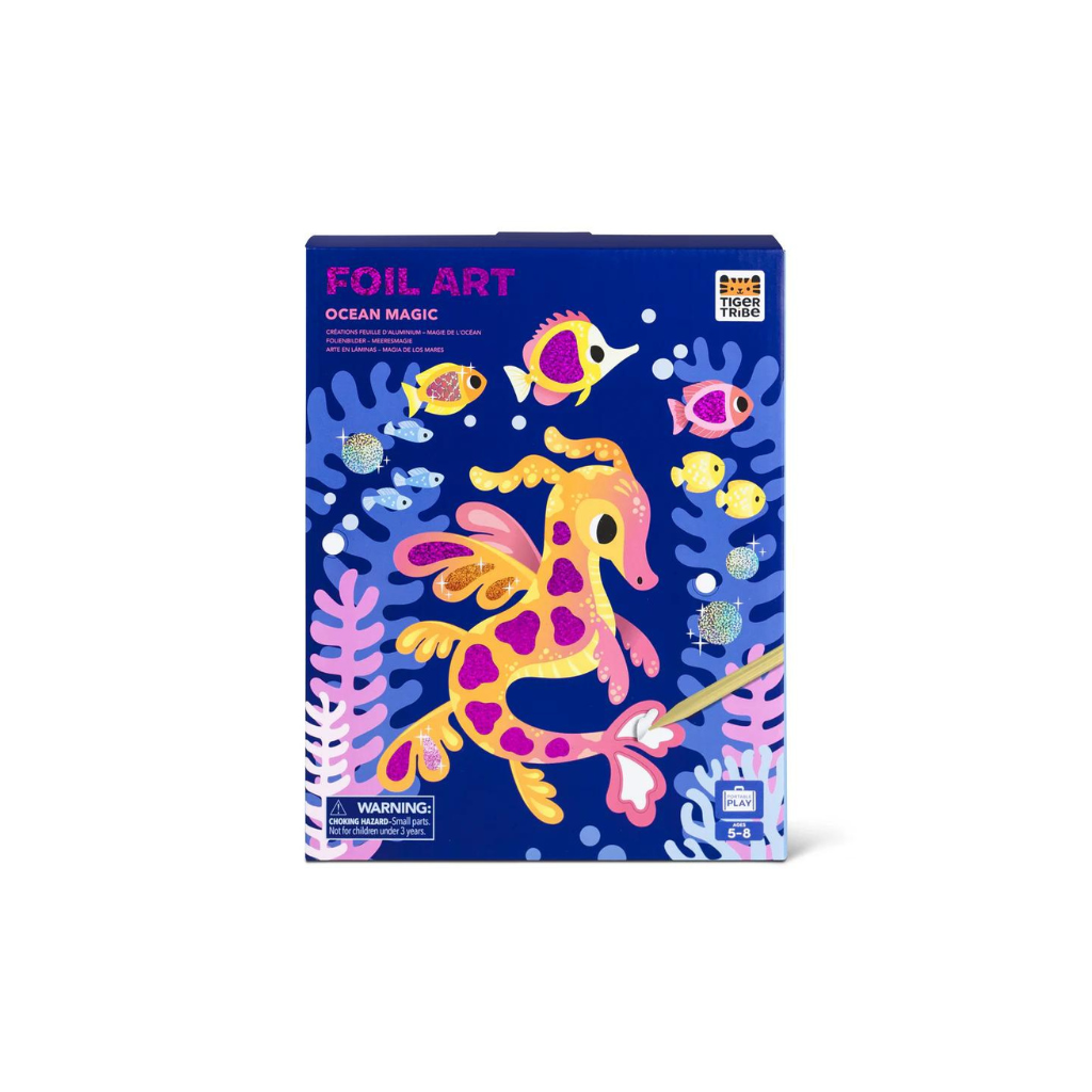 Tiger Tribe Foil Art