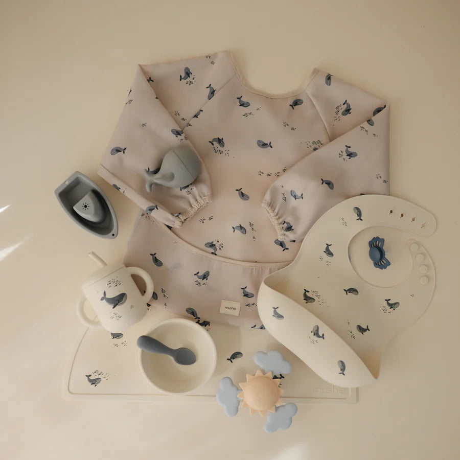 Mushie Long Sleeve Bib
