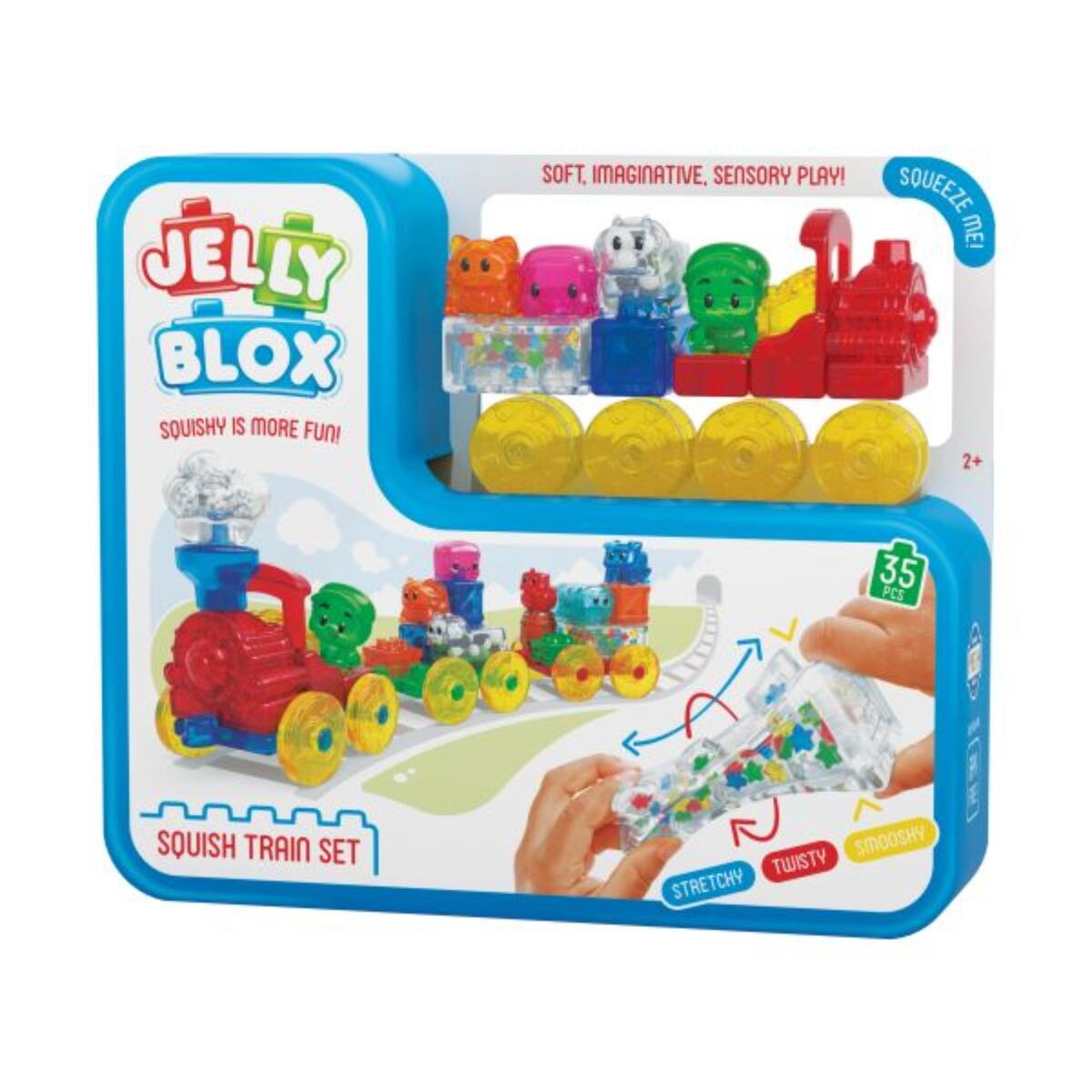 Jelly Blox Squishy Train Set
