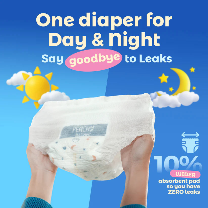 Peachy Bum Cloud Soft Tape Diapers (Carton)