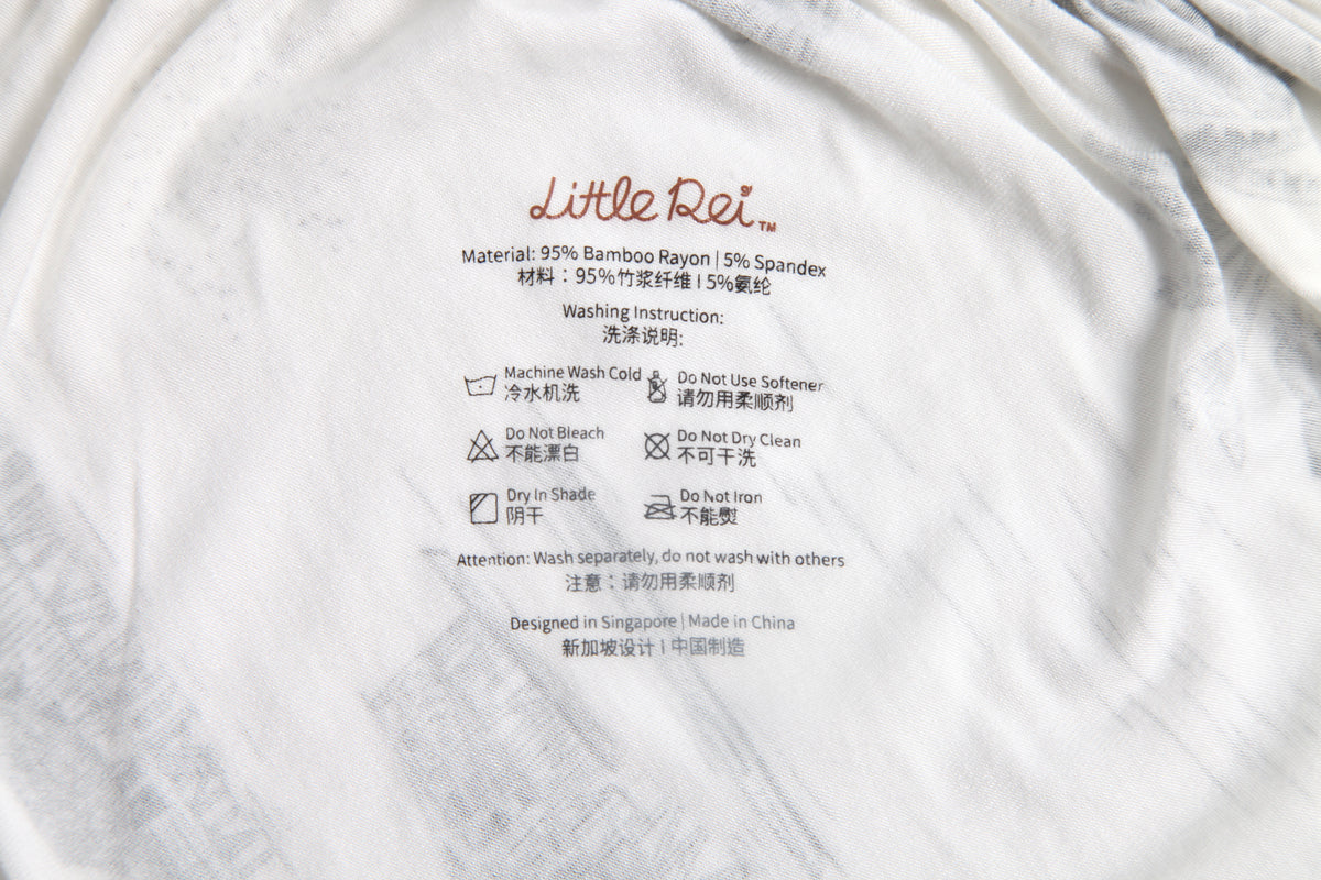 Little Rei Bamboo Fitted Sheet