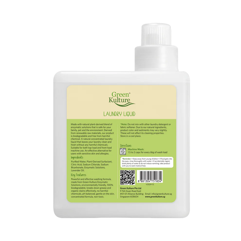 Green Kulture Laundry Liquid (800ml)