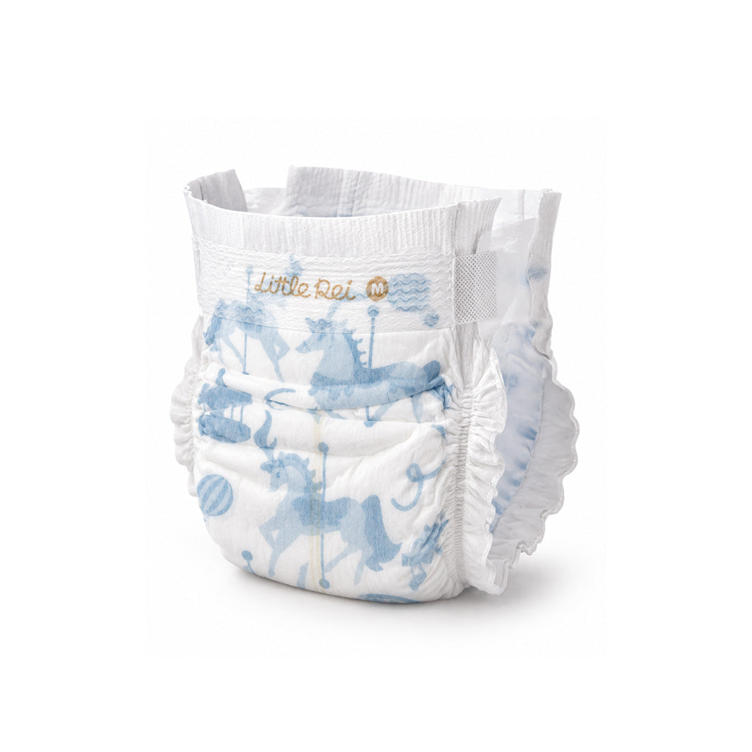 Little Rei Eco-Conscious Luxury Tape Diapers (Trial Pack, 2pc)