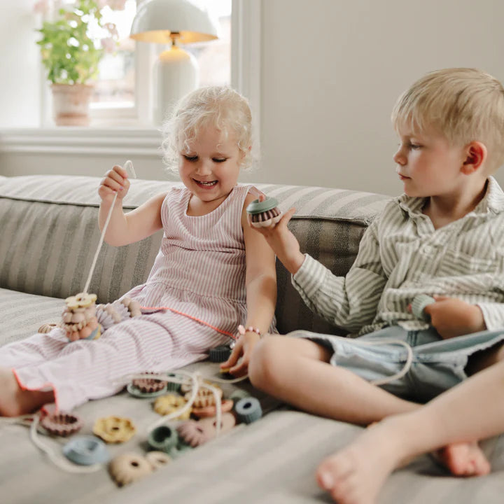 Mushie Bead Lacing Toy Set