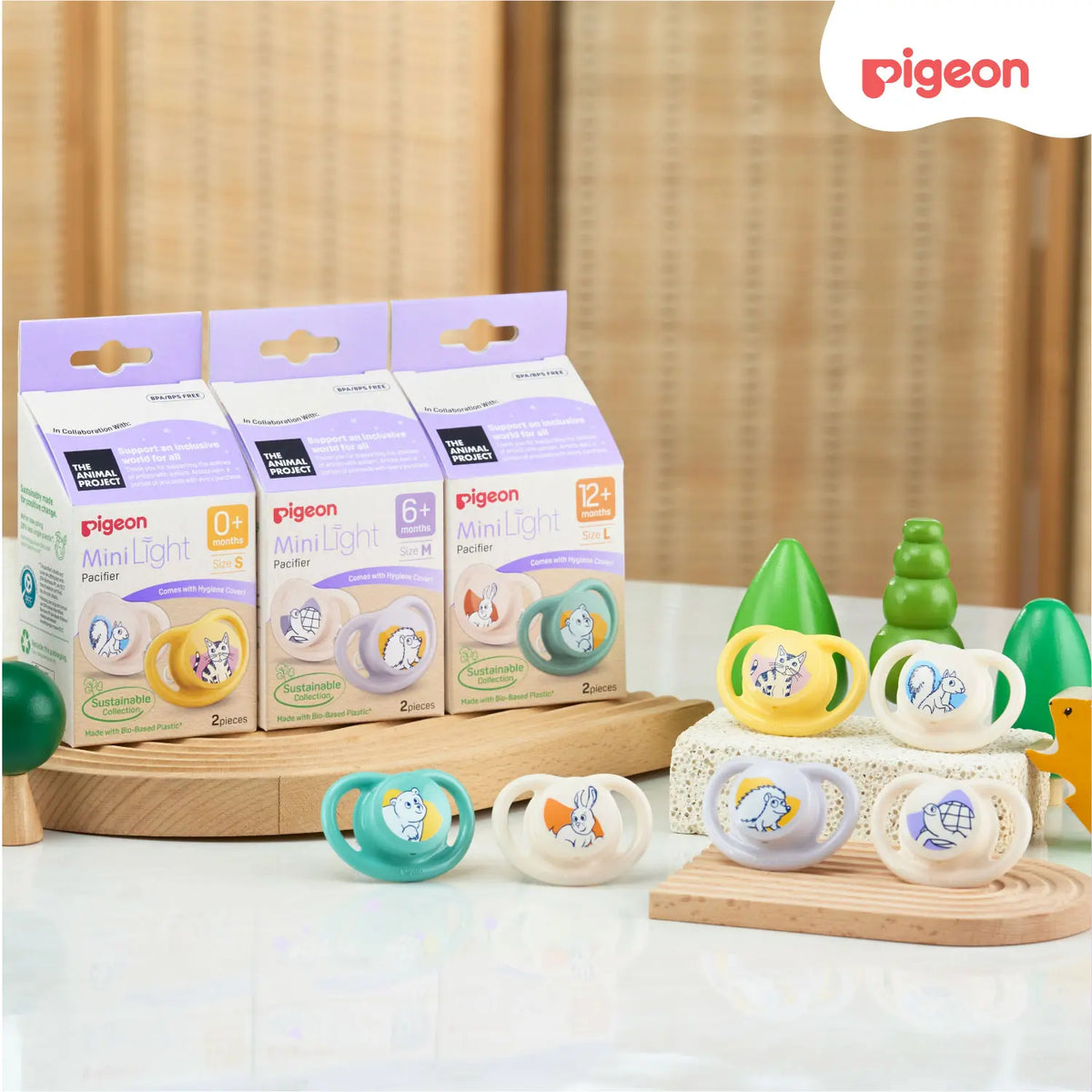 Pigeon Minilight Pacifier Sustainable Collection BPP (2pc)