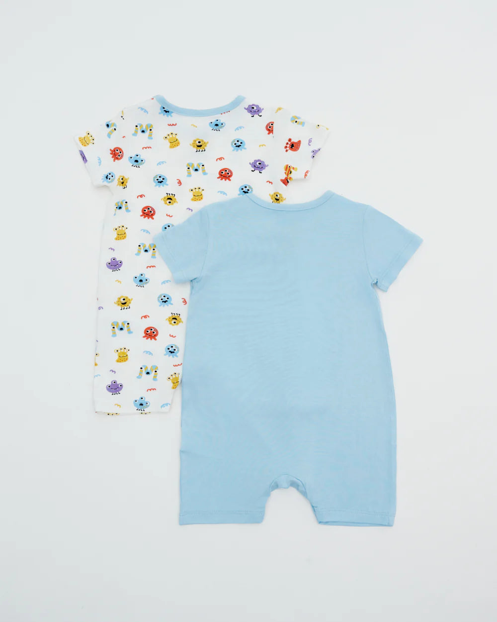 Not Too Big Monster Romper (2 Pack)
