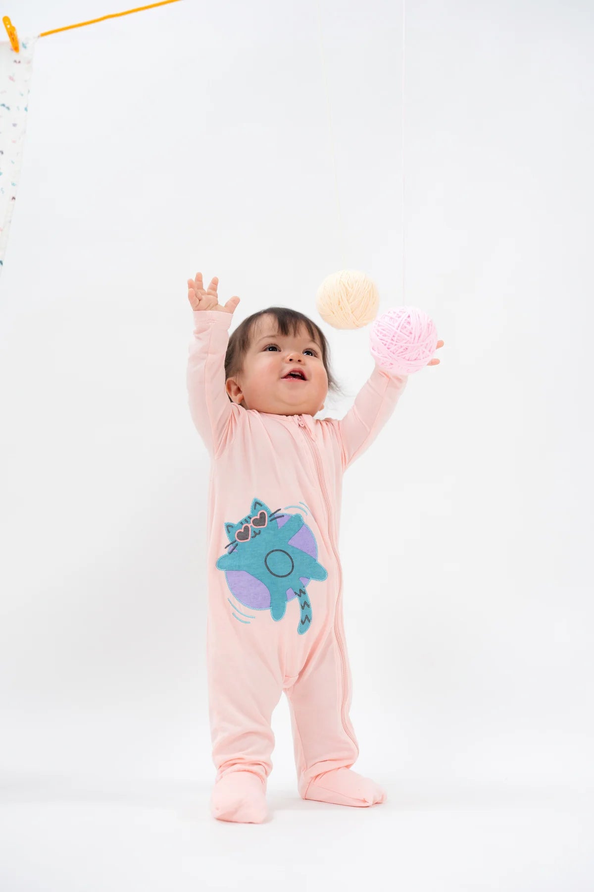 Not Too Big Kitten Sleepsuit (2 Pack)