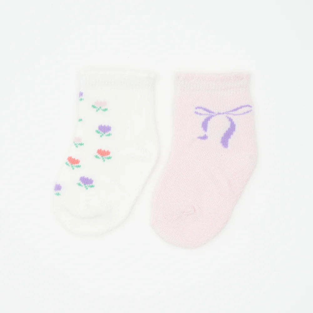 Not Too Big Printed Bamboo Socks (2 Pack)