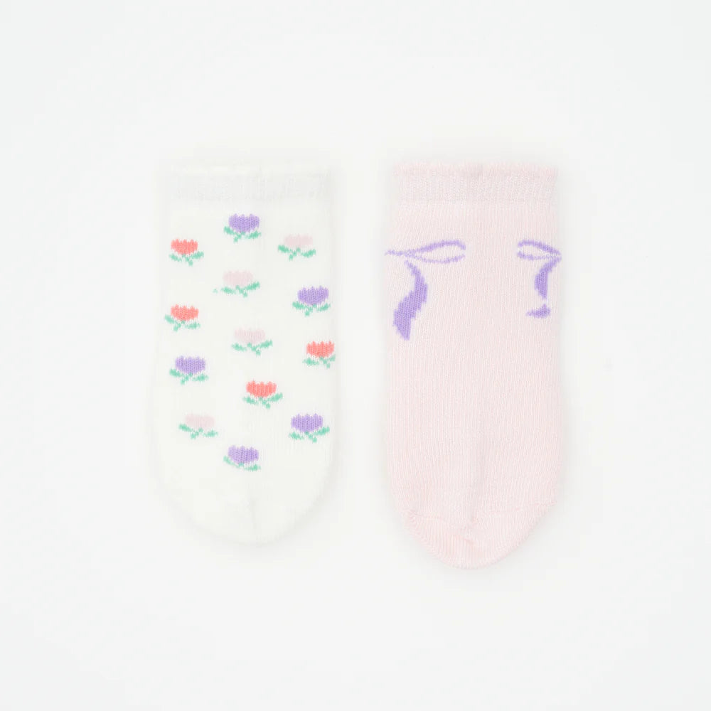 Not Too Big Printed Bamboo Socks (2 Pack)