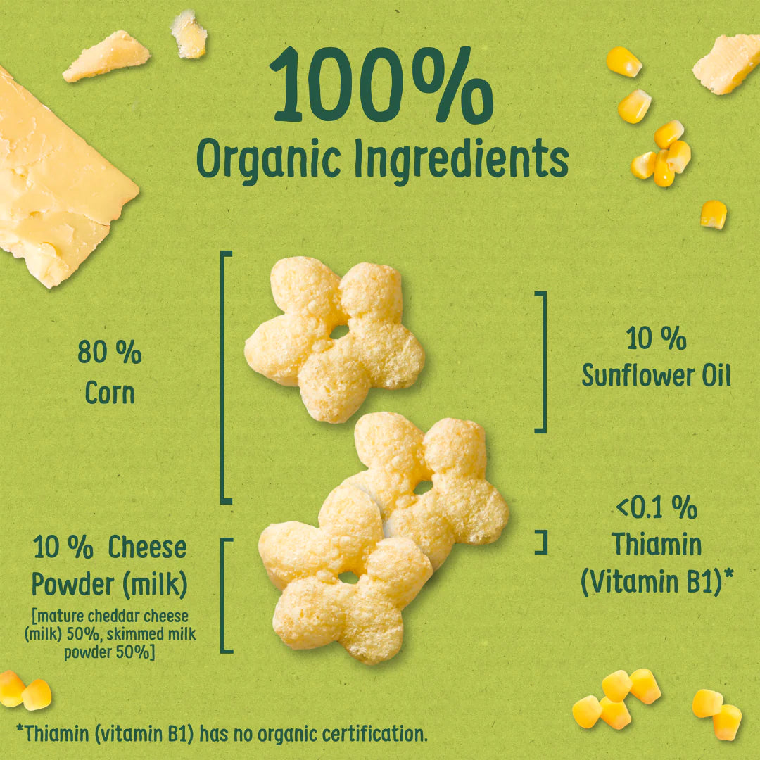Organix Organic Melty Cheese Stars (7M+)