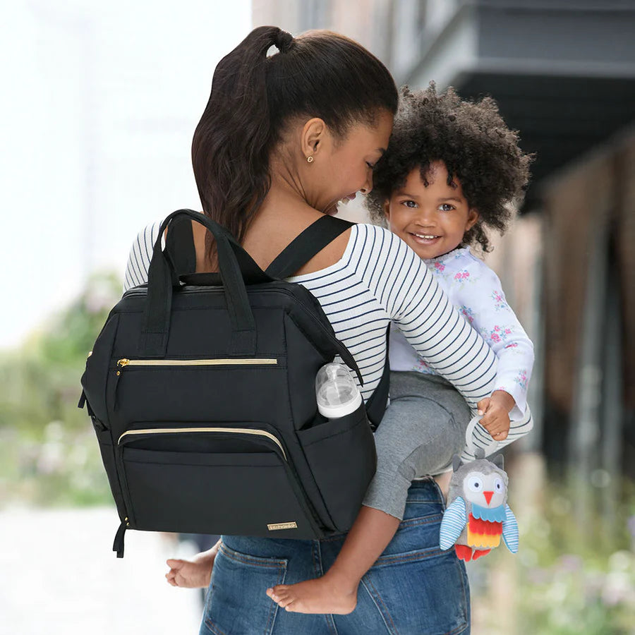 Skip Hop Main Frame Wide Open Backpack (Charcoal)