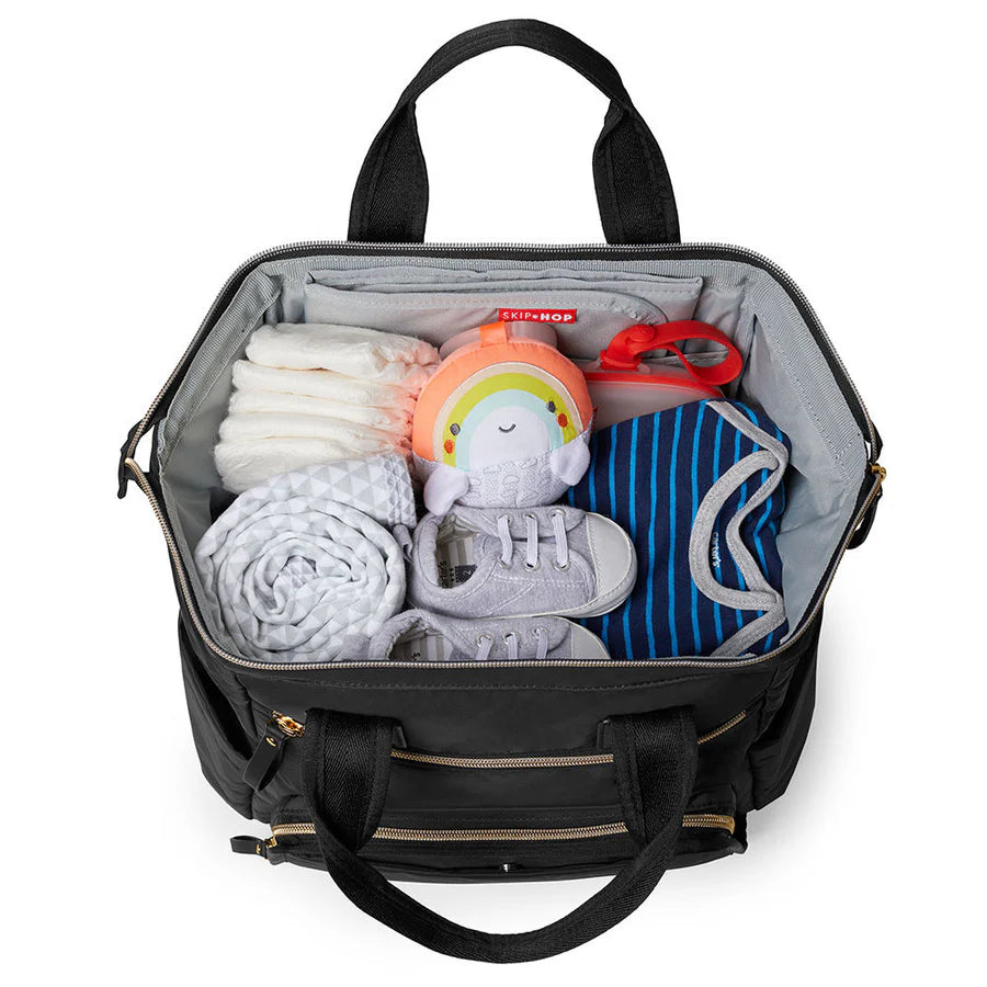 Skip Hop Main Frame Wide Open Backpack (Charcoal)
