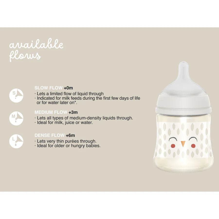 Suavinex 270ml Polyamide Premium Bottle with Medium Flow Silicone Teat