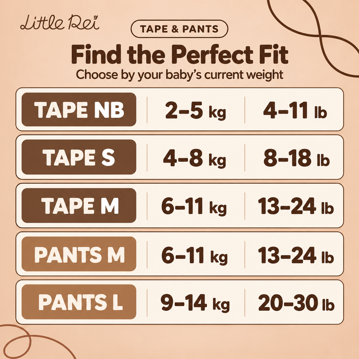 Little Rei Eco-Conscious Luxury Pull Up Diapers Full Pack