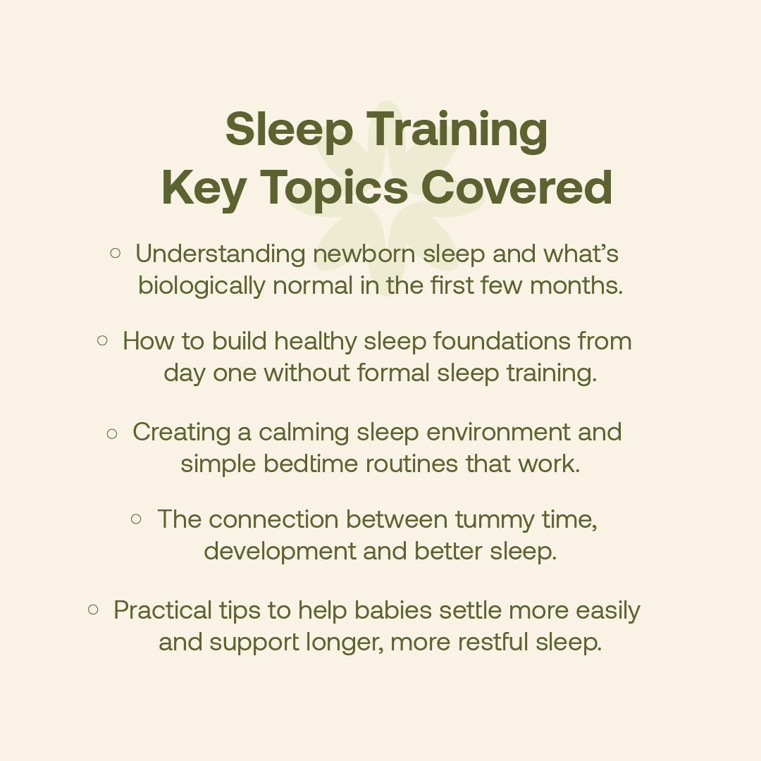 Well Rested, Well Played: Expert Talks on Sleep Training & Tummy Time