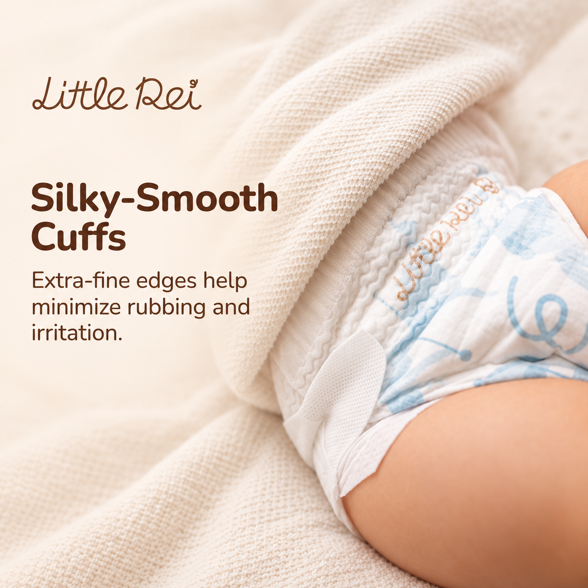 Little Rei Eco-Conscious Luxury Tape Diapers (Large Box)