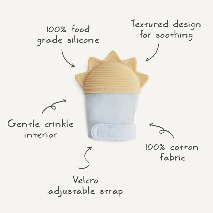 Mushie Sun Teething Mitten