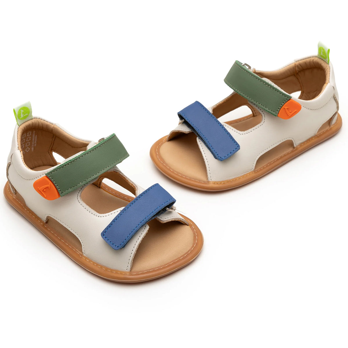 Tip Toey Joey Explore Sandals - Tapioca/Blue Tang/Salsa