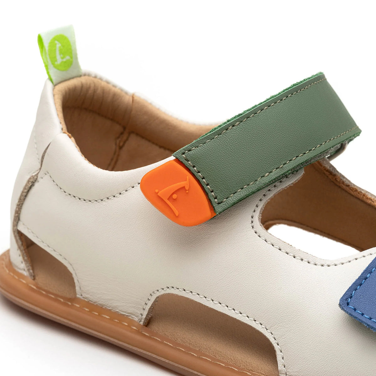 Tip Toey Joey Explore Sandals - Tapioca/Blue Tang/Salsa