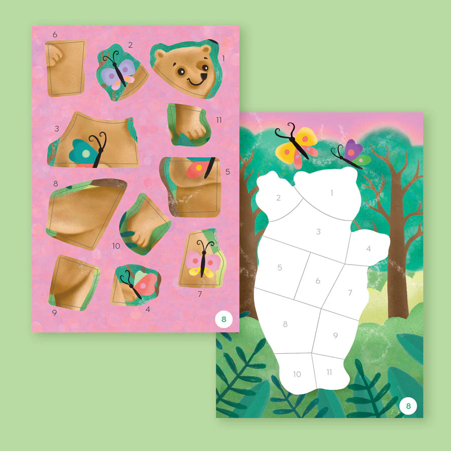 Tiger Tribe Sticker By Numbers
