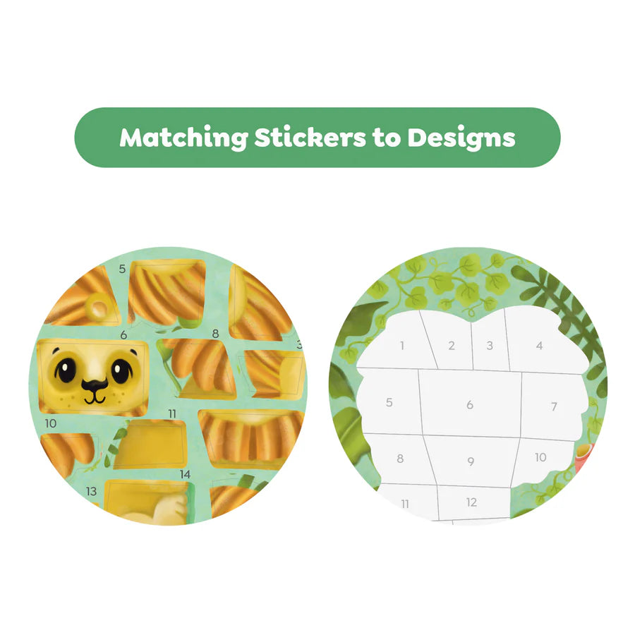 Tiger Tribe Sticker By Numbers