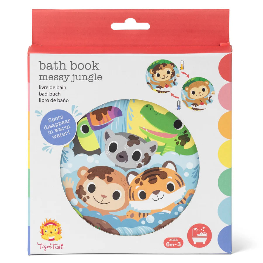 Tiger Tribe Bath Book - Messy Jungle