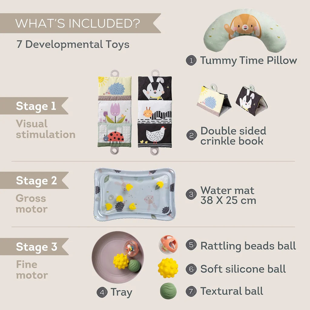 Taf Toys Tummy Time Essentials Kit