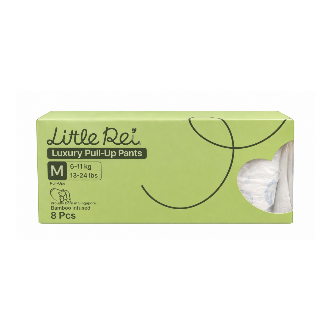 Little Rei Eco-Conscious Luxury Pull Up Diapers (Travel Pack, 8pc)