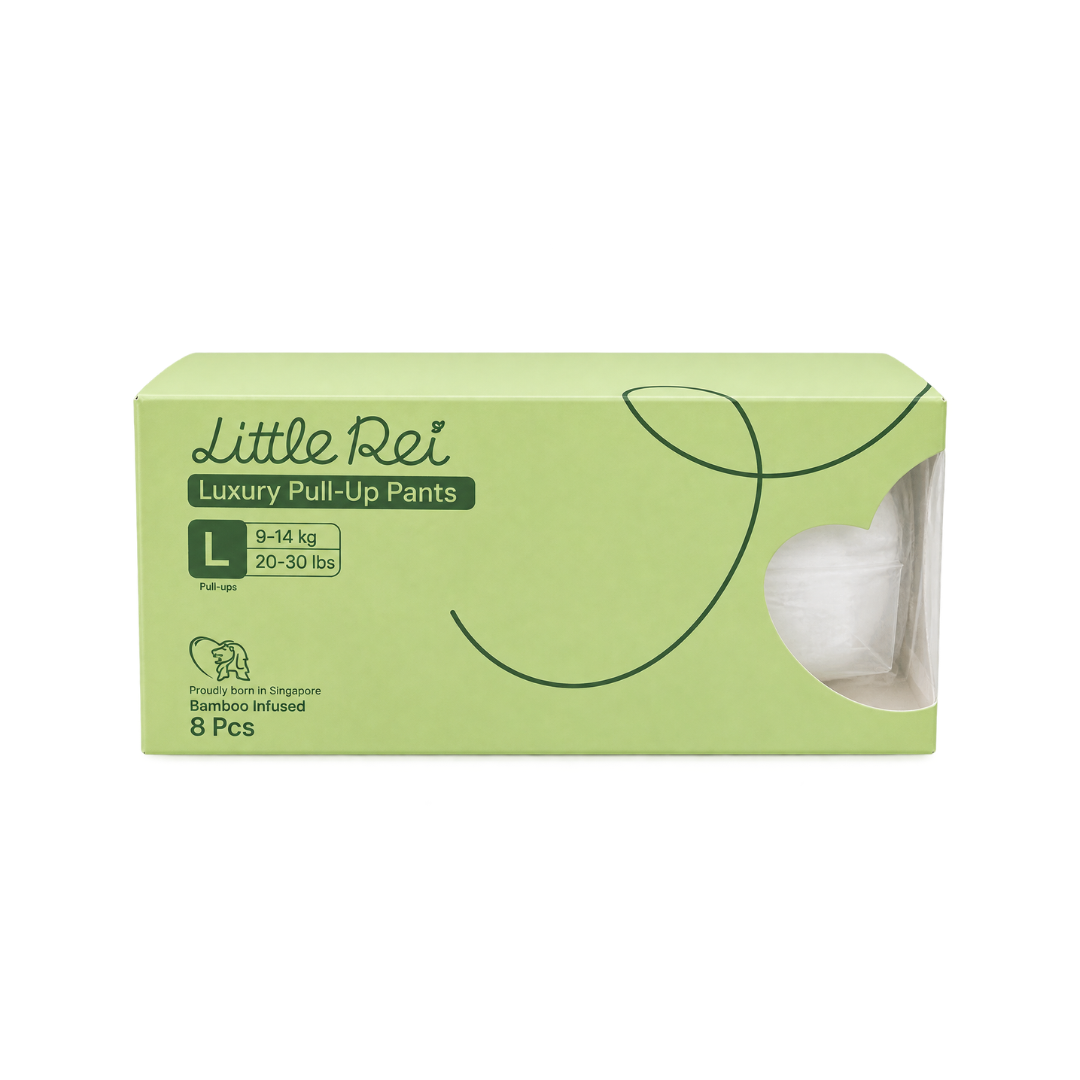 Little Rei Eco-Conscious Luxury Pull Up Diapers (Travel Pack, 8pc)