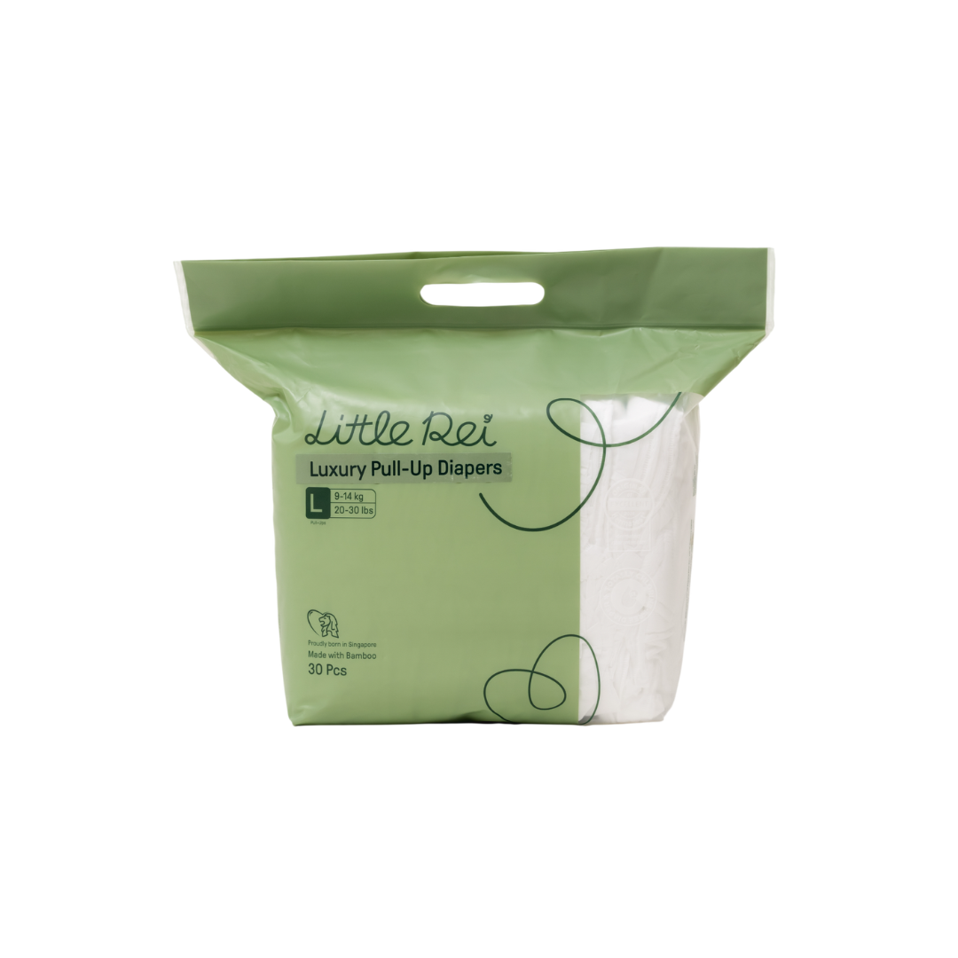 Little Rei Eco-Conscious Luxury Pull Up Diapers Full Pack
