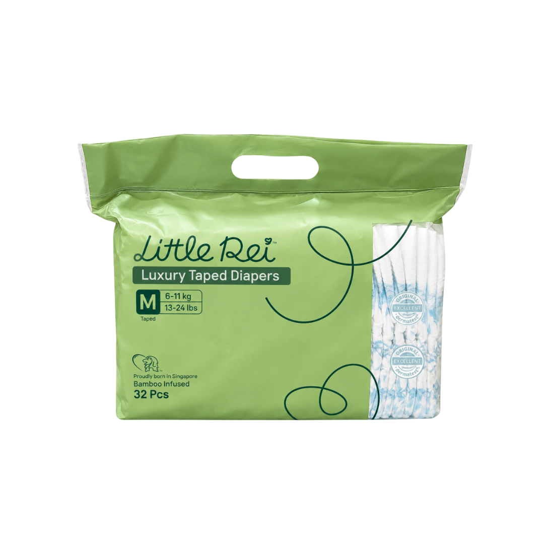 Little Rei Eco-Conscious Luxury Tape Diapers Full Pack
