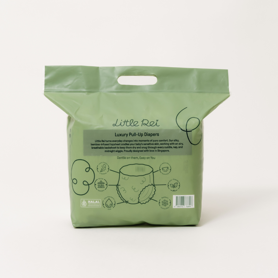 Little Rei Eco-Conscious Luxury Pull Up Diapers Full Pack