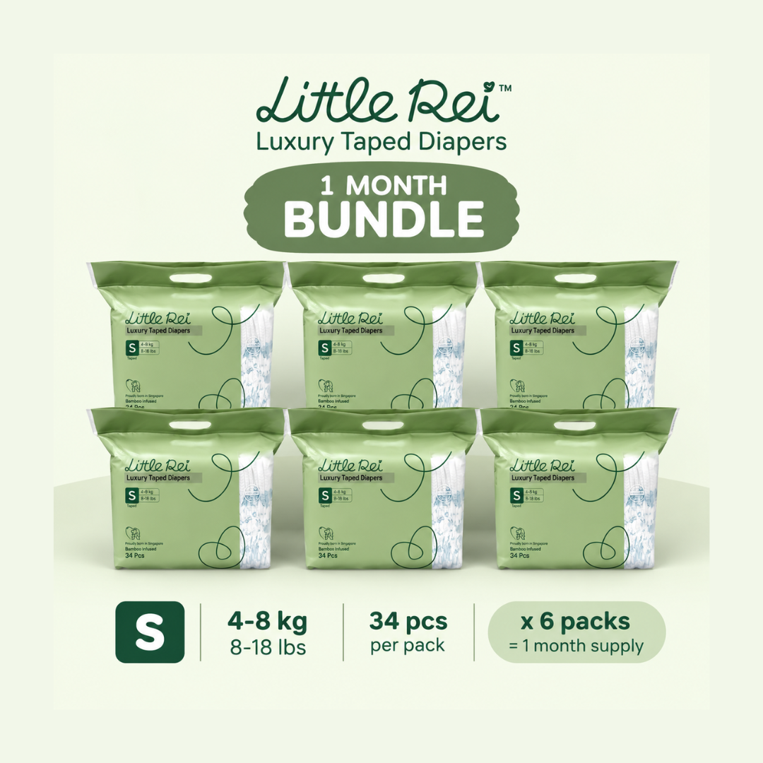 (1 Month Bundle) Little Rei Luxury Tape Diapers