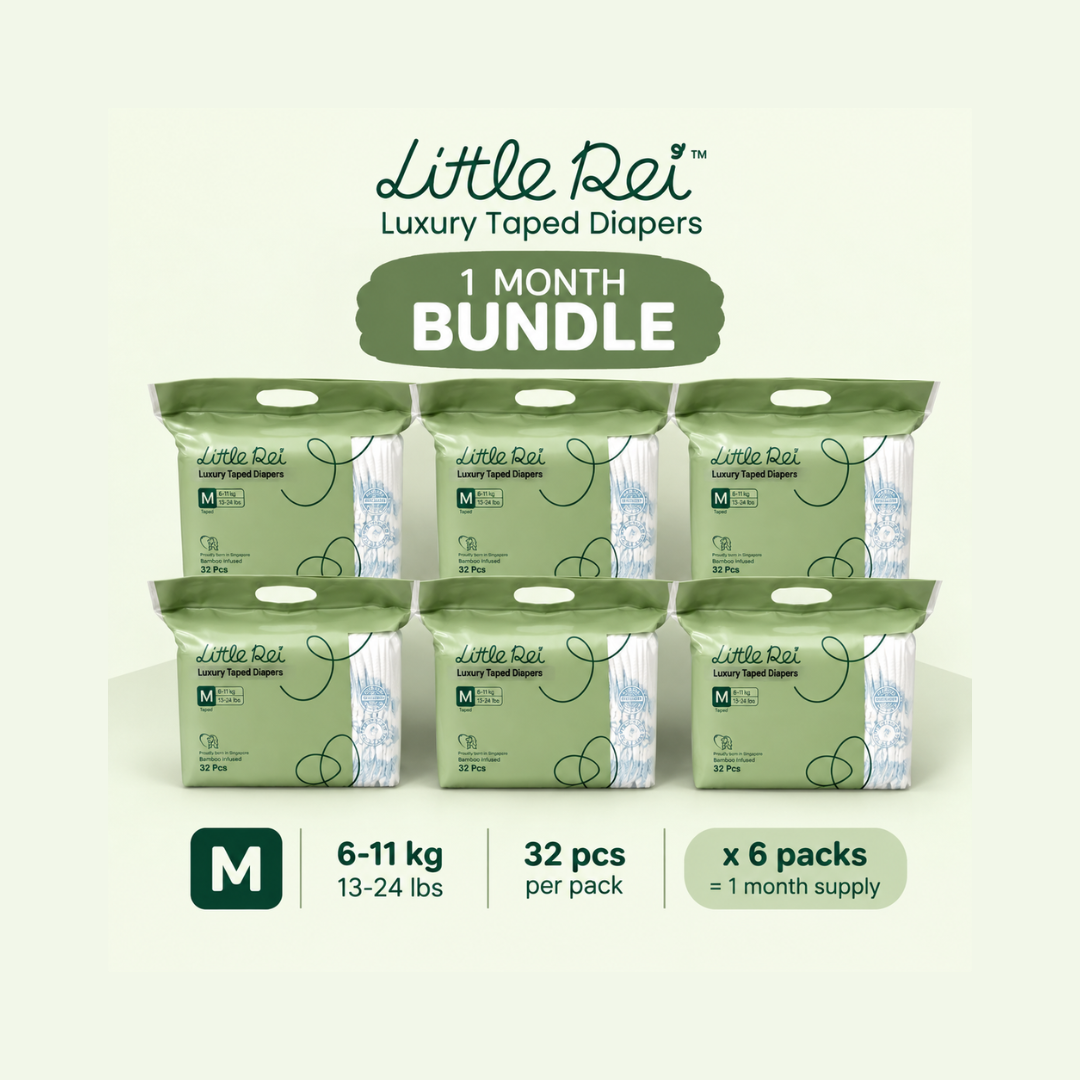 (1 Month Bundle) Little Rei Luxury Tape Diapers
