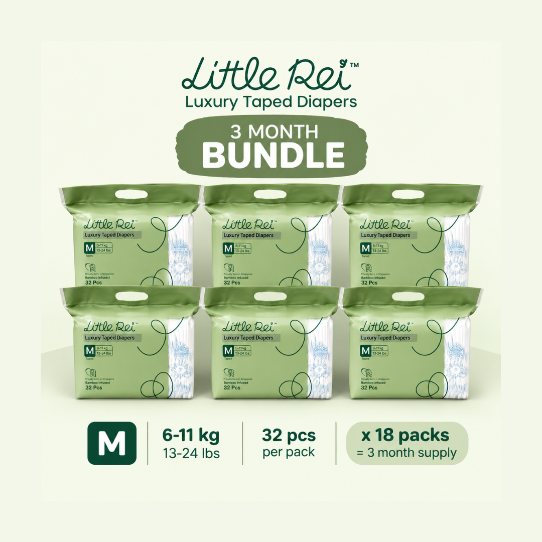 (3 Month Bundle) Little Rei Luxury Tape Diapers