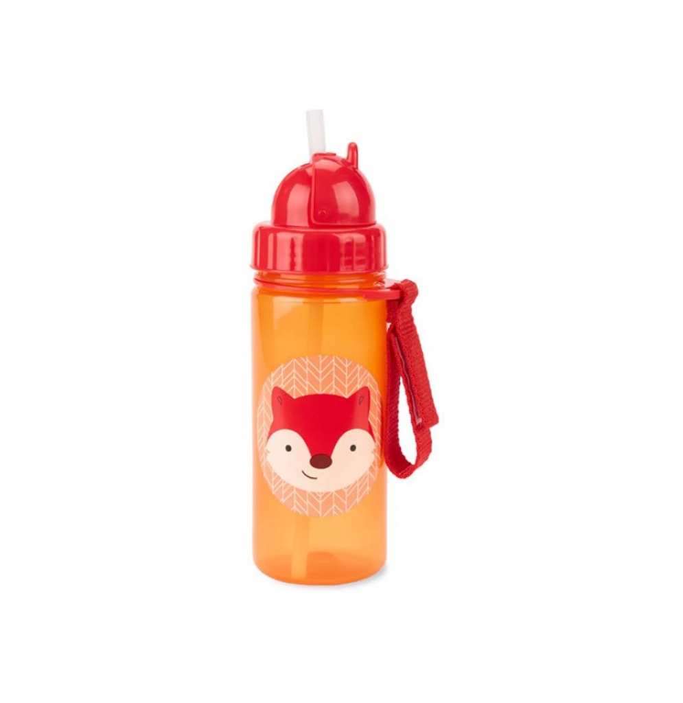 Skip Hop Zoo Straw Water Bottle