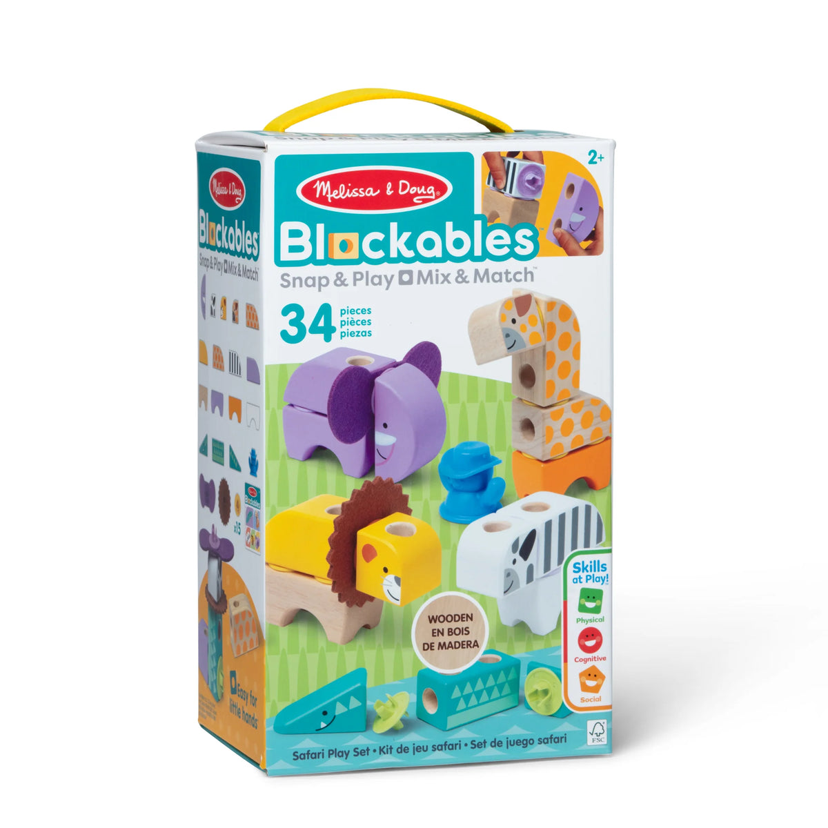 Melissa & Doug Blockables™ Safari Play Set