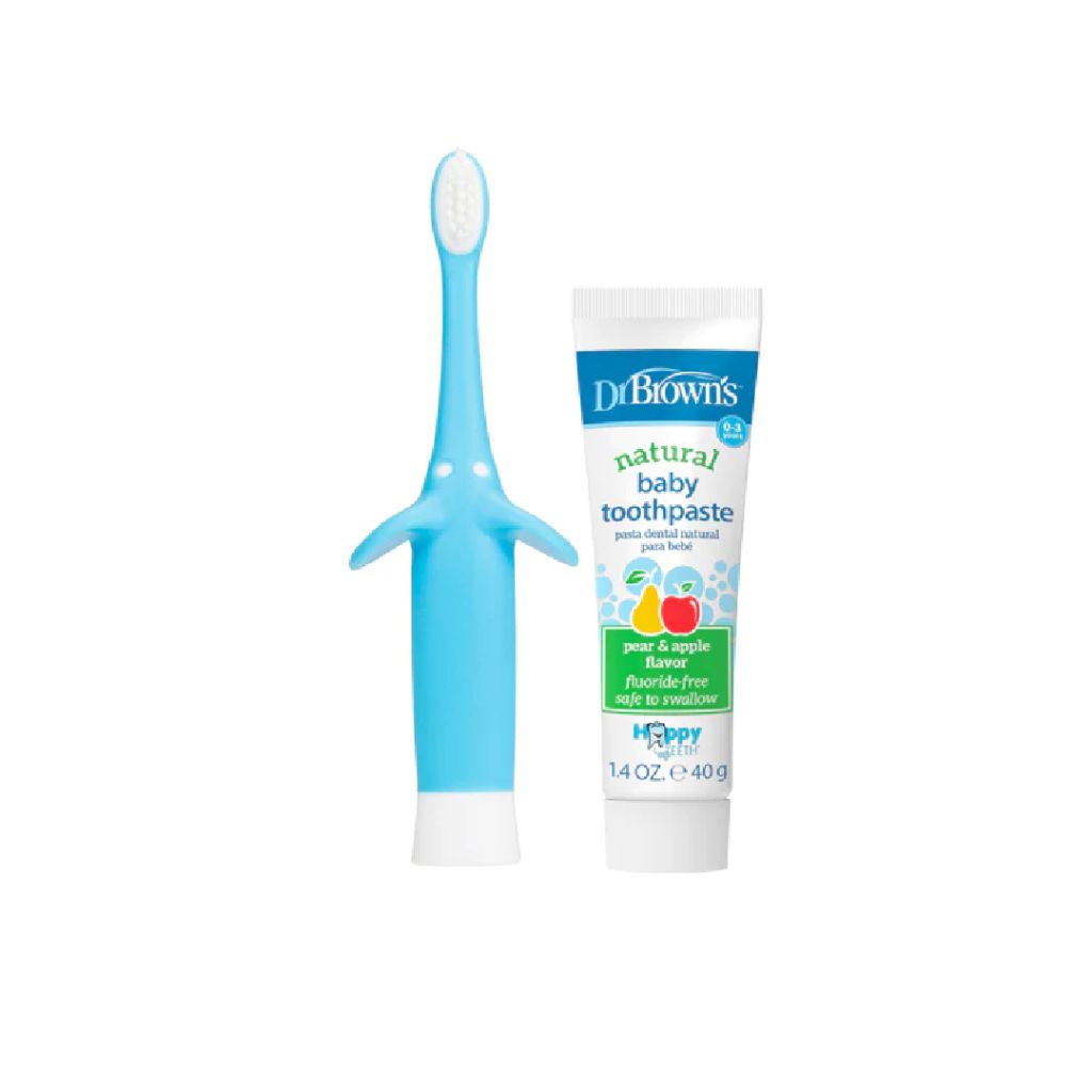 Dr. Brown’s™ Infant-To-Toddler Toothbrush & Toothpaste Combo Pack