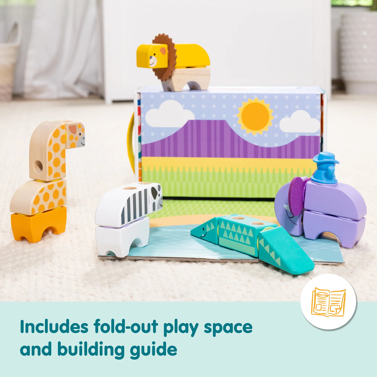 Melissa & Doug Blockables™ Safari Play Set