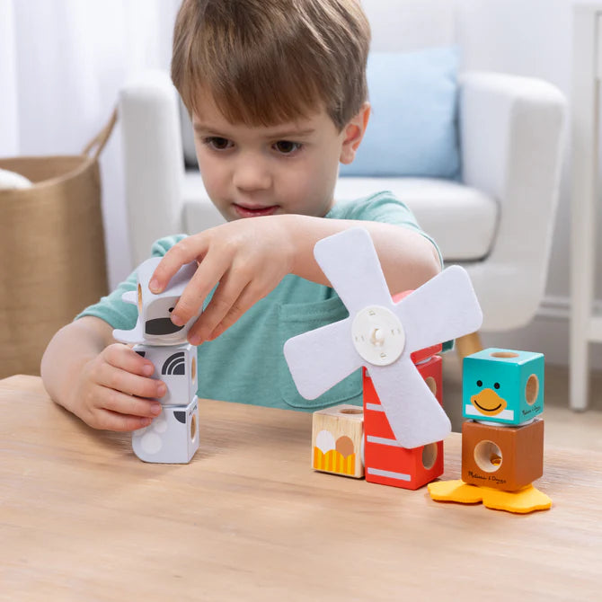 Melissa & Doug Blockables™ Farm Friends Play Set