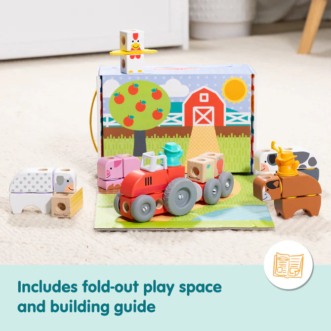 Melissa & Doug Blockables™ Farm Play Set