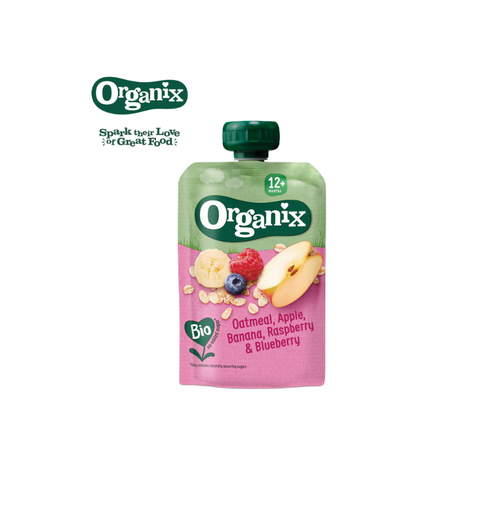 Organix Fruit Oatmeal Purée Pouch