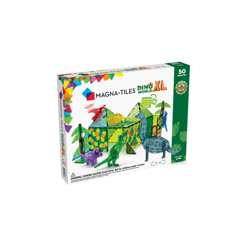Magna-Tiles Dino World XL 50 Piece Set